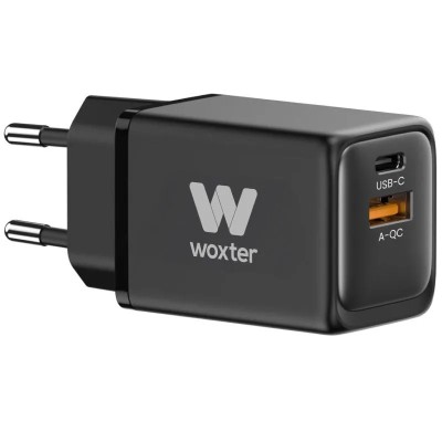 Cargador GaN de Pared Woxter PE26-175/ 1xUSB Tipo-C + Cable USB