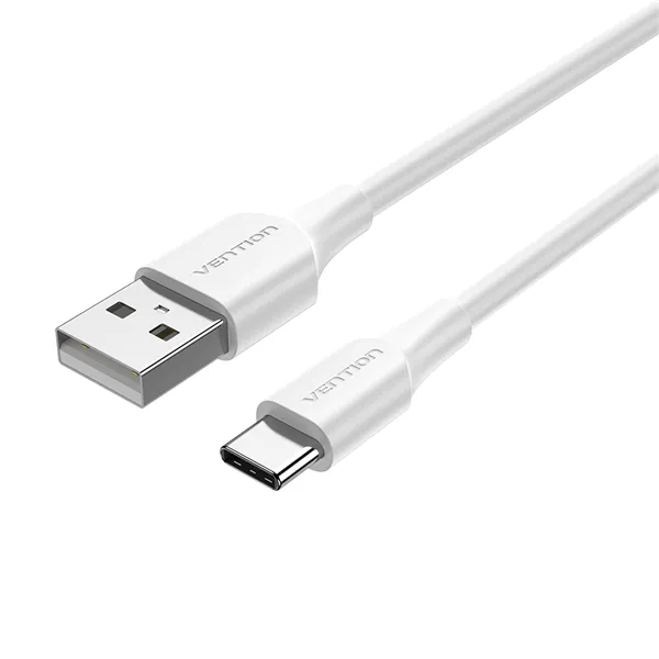 Cable USB 2.0 Tipo-C Vention CTHWG/ USB Tipo-C Macho - USB Macho/ Hasta 60W/ 480Mbps/ 1.5m/ Blanco