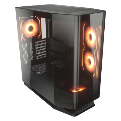 Cougar FV270 RGB Negro SemiTorre Cristal Curvado templado y