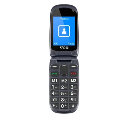 Teléfono Móvil SPC Harmony para Personas Mayores/ Negro