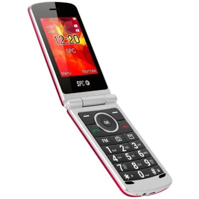 Teléfono Móvil SPC Opal para Personas Mayores/ Rojo