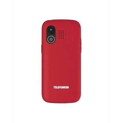 Teléfono Móvil Telefunken S520 para Personas Mayores/ Rojo