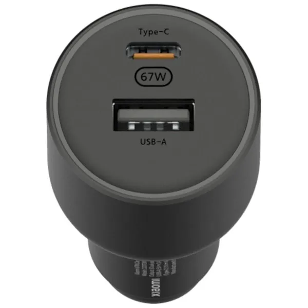 Cargador de Coche Xiaomi 67W USB-A Tipo-C/ 1xUSB-A/ 1xUSB Tipo-C/ 2A/ 6A