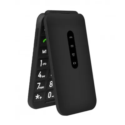 Teléfono Móvil Telefunken S740 para Personas Mayores/ Negro