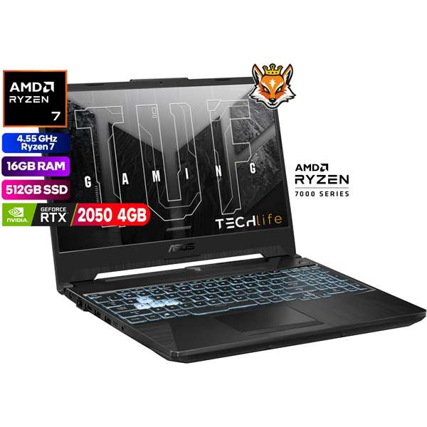 ASUS TUF Gaming A15 FA506NFR AMD Ryzen 7-7435HS 16GB 512GB SSD RTX2050 4GB 15.6" FreeDOS