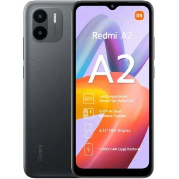 Smartphone Xiaomi Redmi A2 3GB/ 64GB/ 6.52'/ Negro