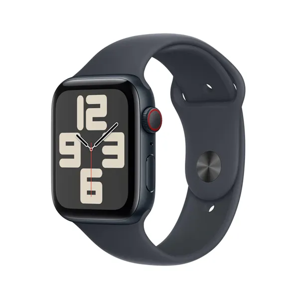 Apple Watch SE 2024 de 44mm GPS+Cellular Aluminio Medianoche con Correa Deportiva Medianoche M/L