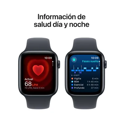 Apple Watch SE 2024 de 44mm GPS+Cellular Aluminio Medianoche