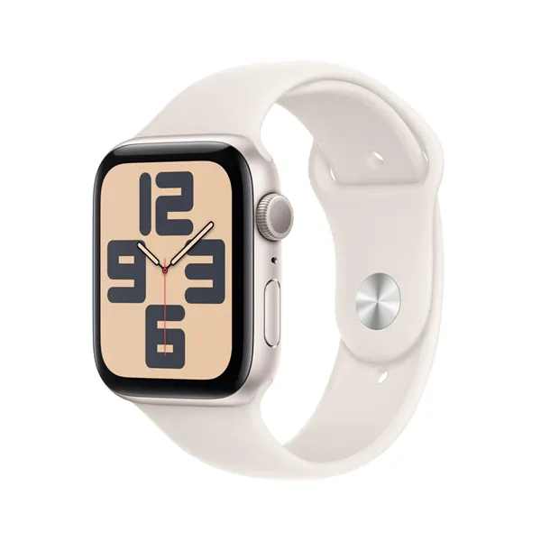 Apple Watch SE 2024 de 40mm GPS+Cellular Aluminio Blanco Estrella con Correa Deportiva Blanco Estrella S/M