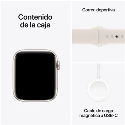 Apple Watch SE 2024 de 40mm GPS+Cellular Aluminio Blanco