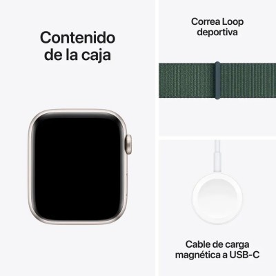 Apple Watch SE 2024 de 44mm GPS Aluminio Blanco Estrella con