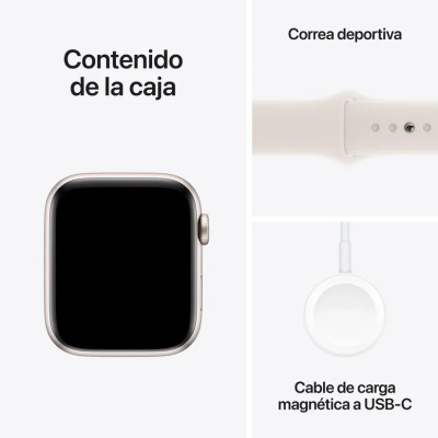 Apple Watch SE 2024 de 44mm GPS Aluminio Blanco Estrella con