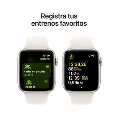 Apple Watch SE 2024 de 40mm GPS Aluminio Blanco Estrella con