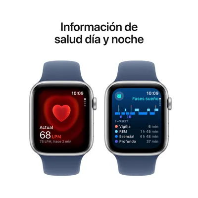 Apple Watch SE 2024 de 44mm GPS Aluminio con Correa Deportiva