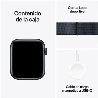 Apple Watch SE 2024 de 44mm GPS Aluminio Medianoche con Correa