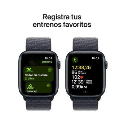 Apple Watch SE 2024 de 40mm GPS Aluminio Medianoche con Correa