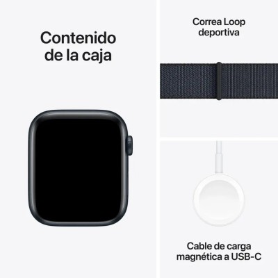 Apple Watch SE 2024 de 40mm GPS Aluminio Medianoche con Correa