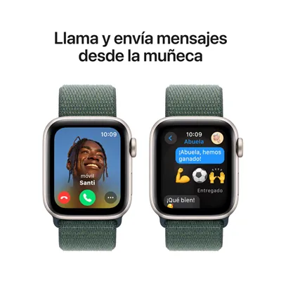 Apple Watch SE 2024 de 40mm GPS Aluminio Blanco Estrella con