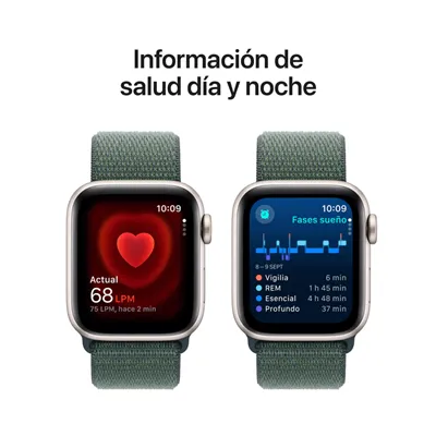 Apple Watch SE 2024 de 40mm GPS Aluminio Blanco Estrella con