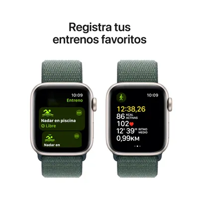 Apple Watch SE 2024 de 40mm GPS Aluminio Blanco Estrella con