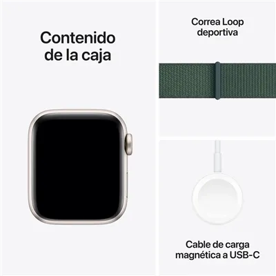 Apple Watch SE 2024 de 40mm GPS Aluminio Blanco Estrella con