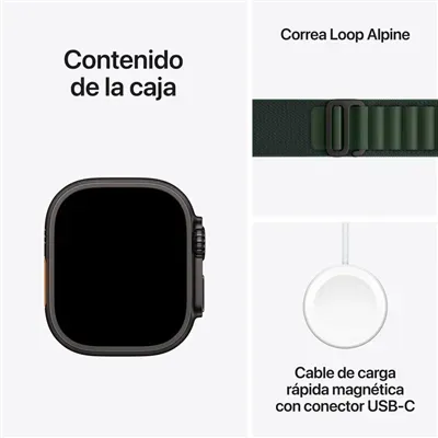 Apple Watch Ultra 2 2024 de 49mm GPS+Cellular Caja de Titanio