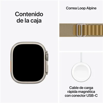 Apple Watch Ultra 2 2024 de 49mm GPS+Cellular Caja de Titanio