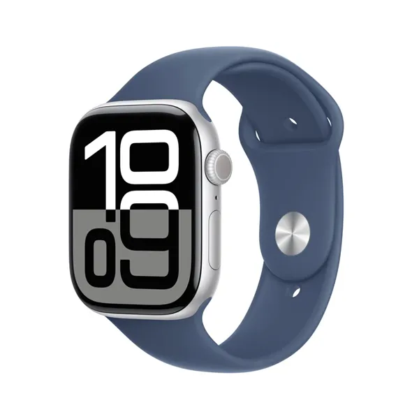 Apple Watch 10 2024 de 46mm GPS+Cellular Caja de Aluminio con Correa Deportiva Azul Denim S/M