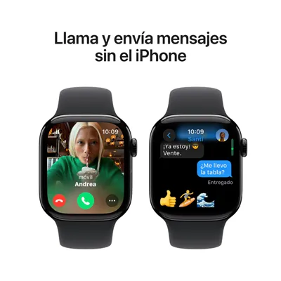 Apple Watch 10 2024 de 42mm GPS+Cellular Caja de Aluminio Negro