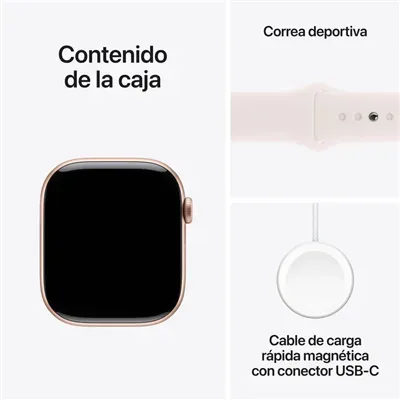 Apple Watch 10 2024 de 42mm GPS Caja de Aluminio Oro Rosa con