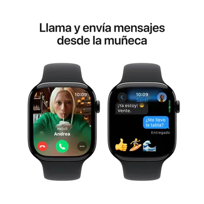 Apple Watch 10 2024 de 46mm GPS Caja de Aluminio Negro Azabache