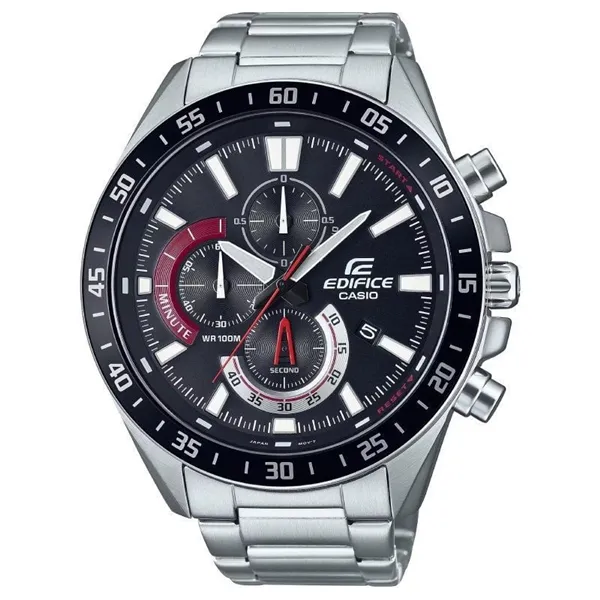 Reloj Analógico Casio Edifice Classic Classic EFV-620D-1A4VUEF/ 55mm/ Plata y Negro