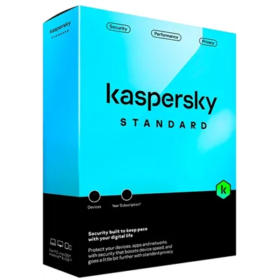 Kaspersky Standard Antivirus 2024 | 5 Dispositivos | 1 año