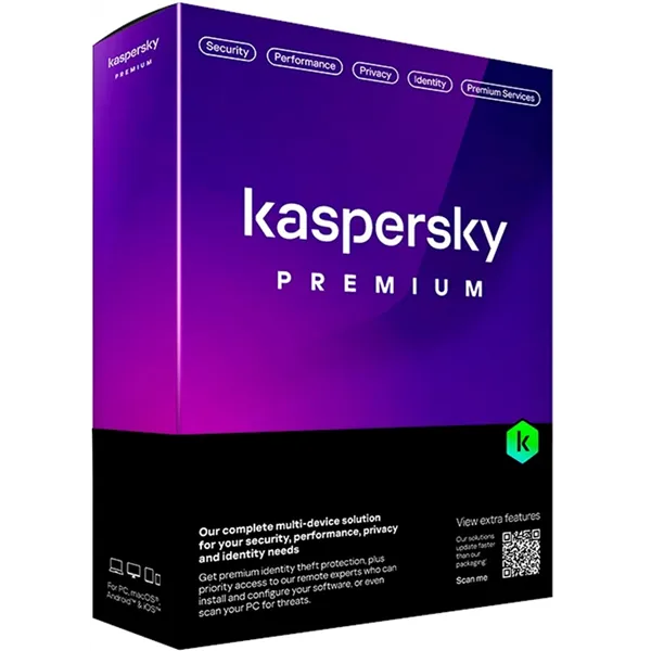 Kaspersky Premium Total Security 2024 | 10 Dispositivos | 1 año