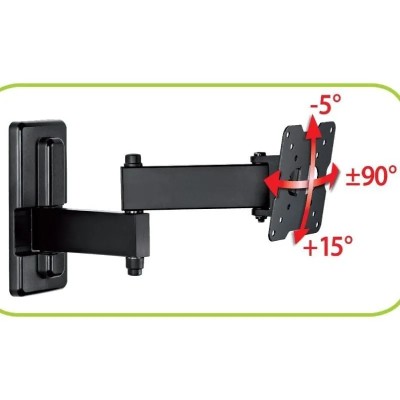 Soporte de Pared Giratorio/ Inclinable CME Meliconi EDR100 para