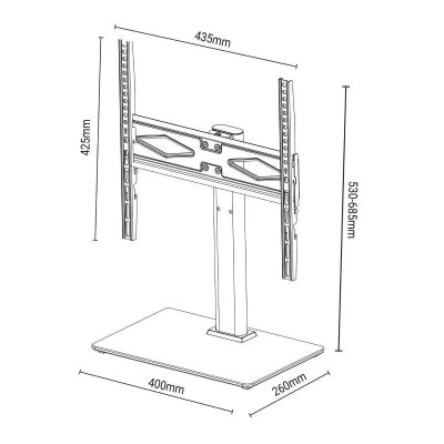 Soporte de Mesa TM Electrón TMSLC419 para TV de 32-50'/ hasta