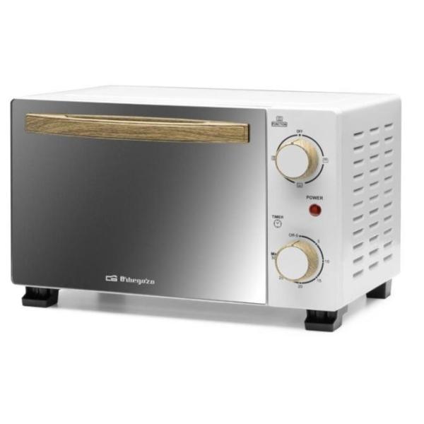 Orbegozo HO 990 Horno 10L de Sobremesa 800W Tostar, asar, gratinar y calentar