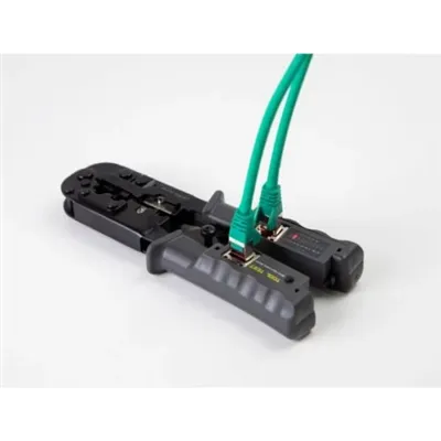 Delock Crimpadora para RJ45/RJ11/RJ10 con comprobador de cables