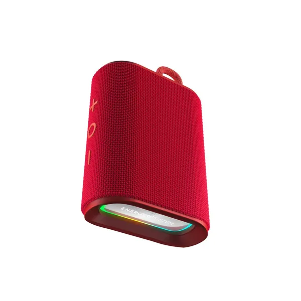 Energy Sistem StreetPlay Red Cherry Altavoz Bluetooth con IPX6/LED RGB 8W 12h auton.