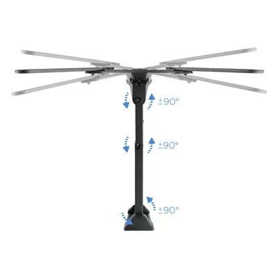 Soporte de Pared Orientable / Inclinable TooQ LP6055TN-B para