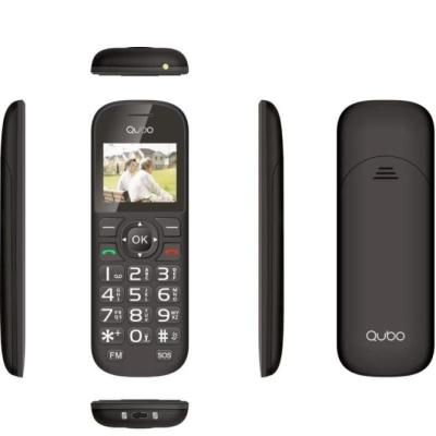 Qubo D-1803 Negro Teléfono Móvil para Personas Mayores teclas