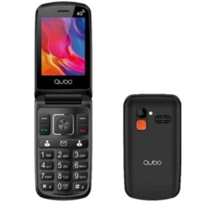 Qubo P-210NW 4G Negro Teléfono Móvil para Personas Mayores