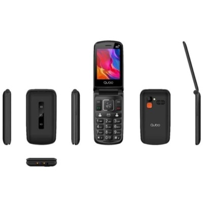 Qubo P-210NW 4G Negro Teléfono Móvil para Personas Mayores