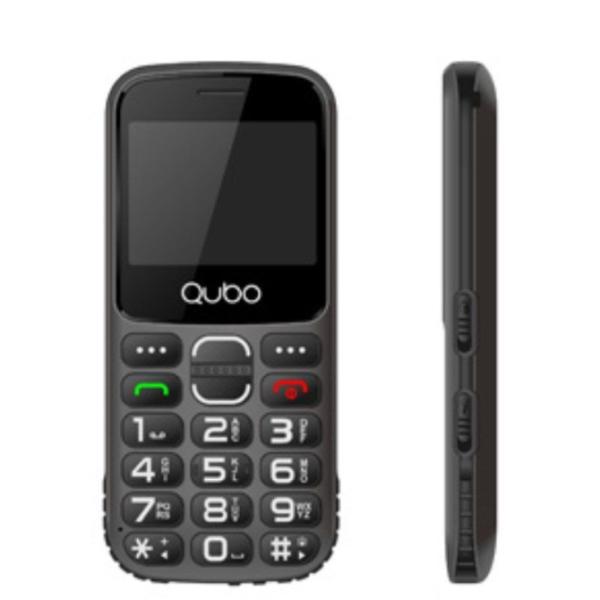 Qubo X-230BKC Negro Teléfono Móvil para Personas Mayores plegable teclas grandes