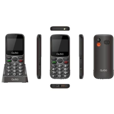 Qubo X-230BKC Negro Teléfono Móvil para Personas Mayores