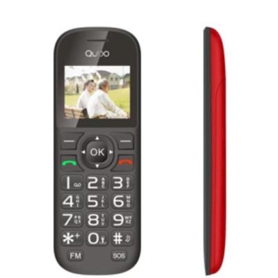 Qubo D-1803 Rojo Teléfono Móvil para Personas Mayores teclas