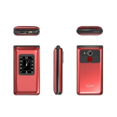 Qubo X-28RD Rojo Teléfono Móvil para Personas Mayores plegable