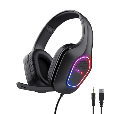 Trust GXT 416 ZIROX Auricular con Micrófono Gaming ligeros con