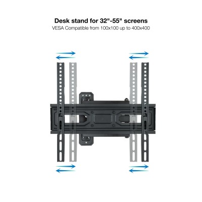 Soporte de Pared Giratorio/ Inclinable/ Nivelable TooQ