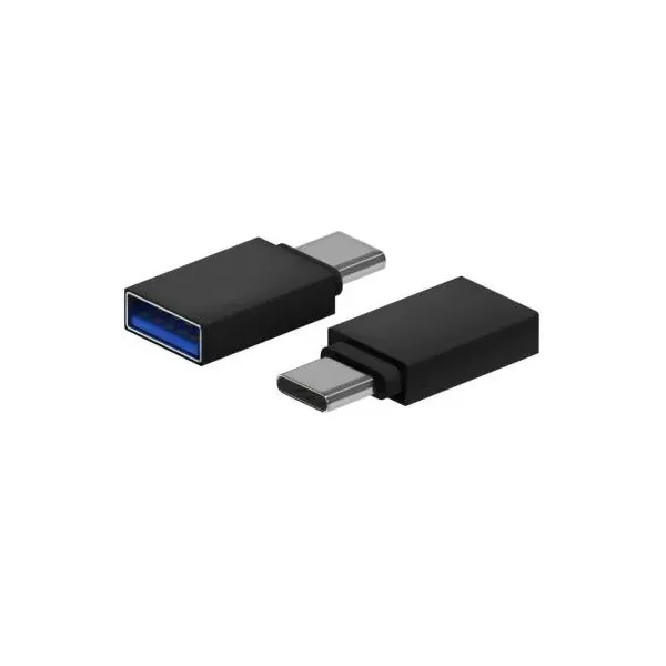 Adaptador USB 3.2 Aisens A108-0717/ USB Hembra - USB Tipo-C Macho/ Negro